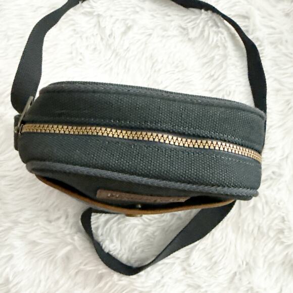 PENDLETON | Crossbody Satchel Canvas Wool Diamond Desert Navy Blue - Picture 3 of 7